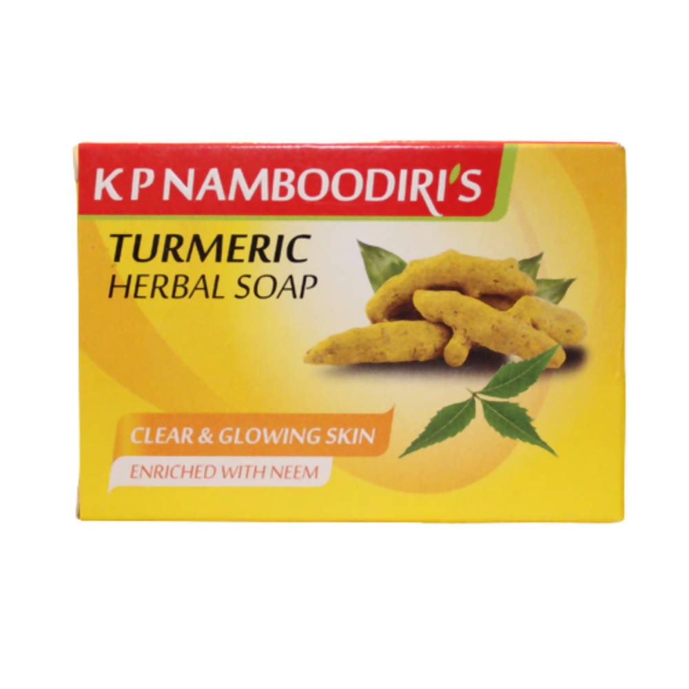 Kp Namboodiri's Turmeric Herbal Soap | Grocsy