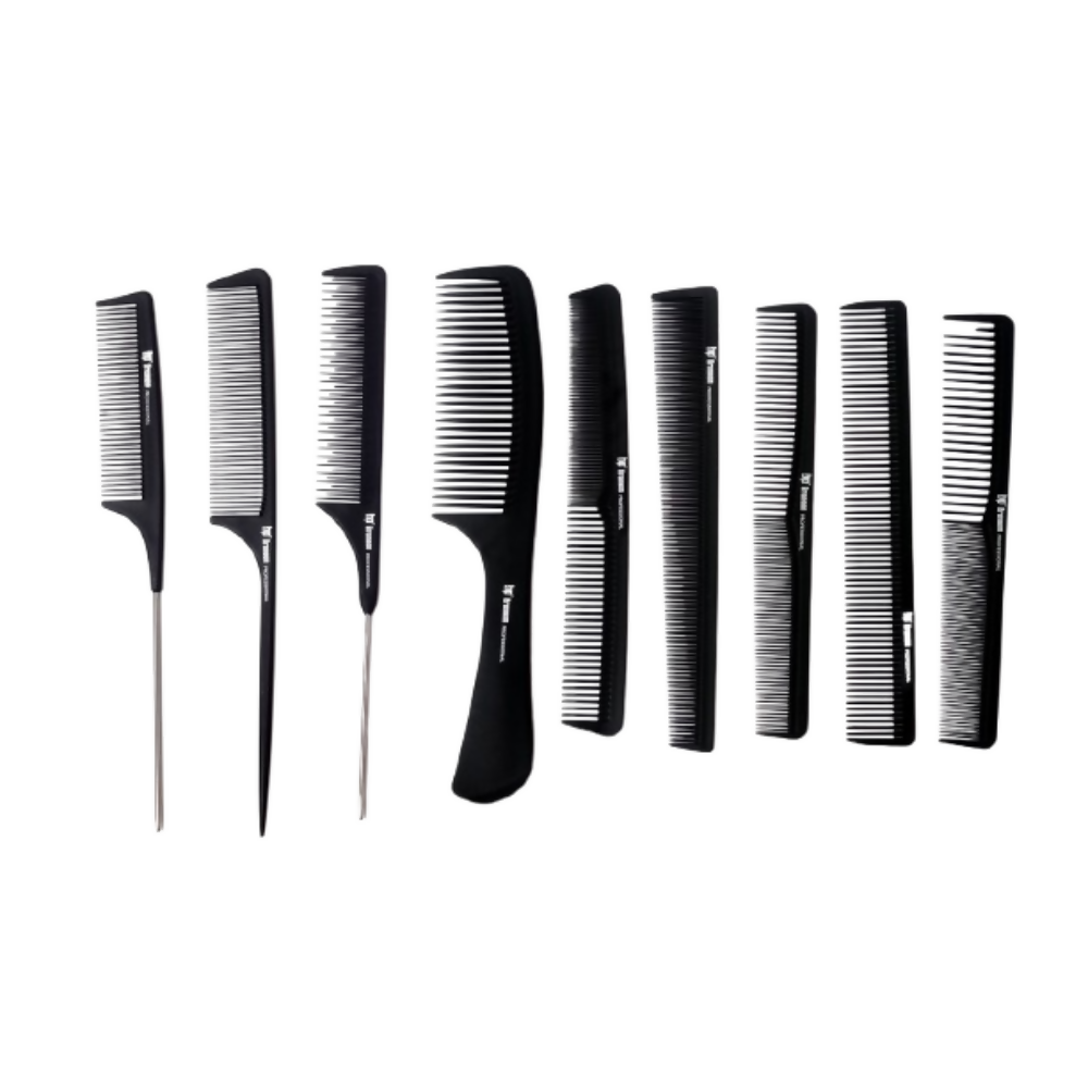 Bronson Professional 9 Pcs Hair Combs Set | Grocsy