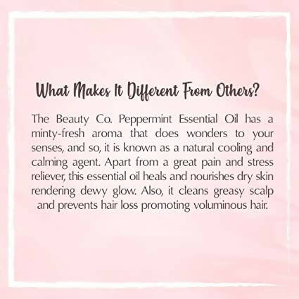 The Beauty Co. Peppermint Pure & Natural Essential Oil | Grocsy