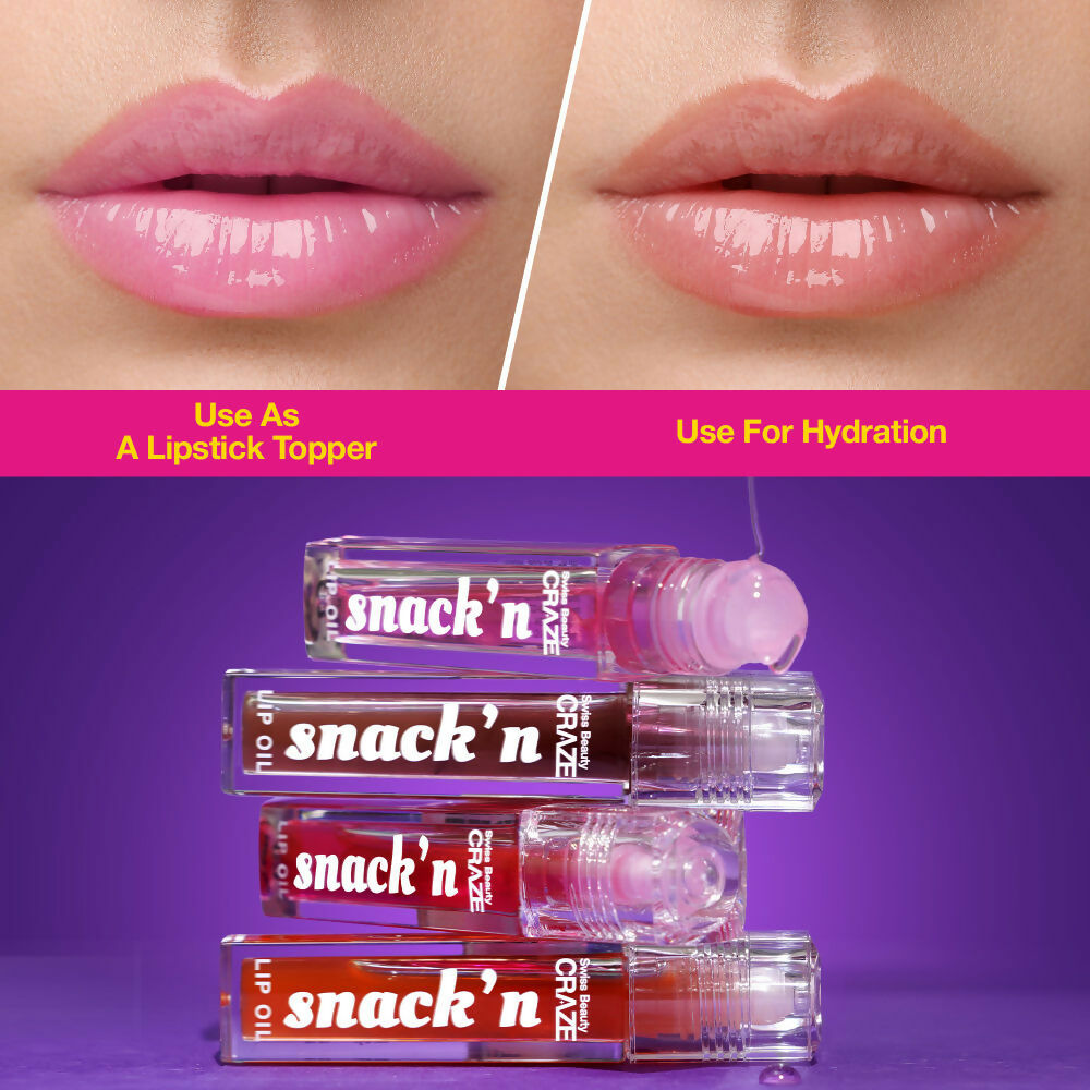 Swiss Beauty Craze Snack'N Nourishing Lip Oil - 4. Pumpkin Pie | Grocsy