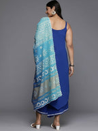 Ahalyaa Women's Traditional wear Kurta Set - Blue | Grocsy