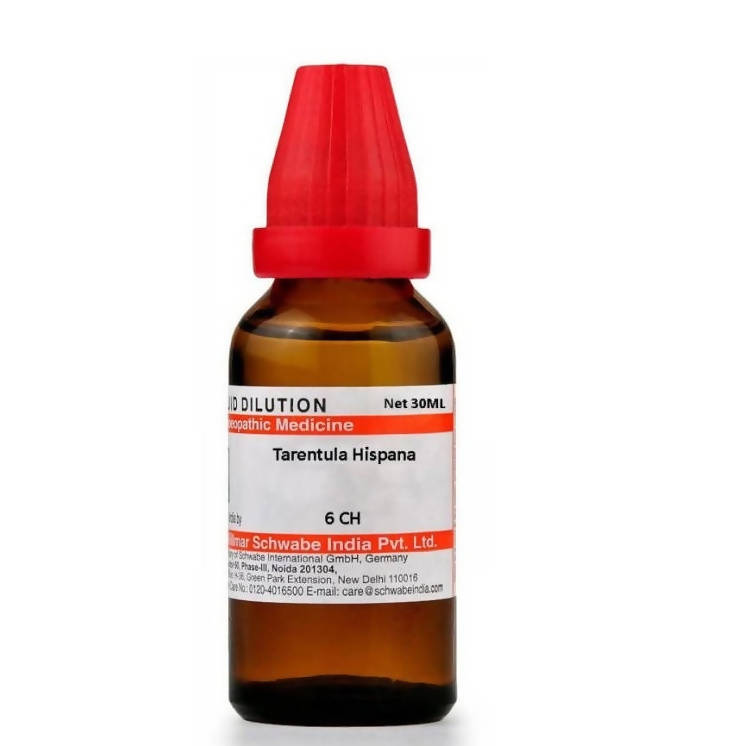 Dr. Willmar Schwabe India Tarentula Hispana Dilution | Grocsy