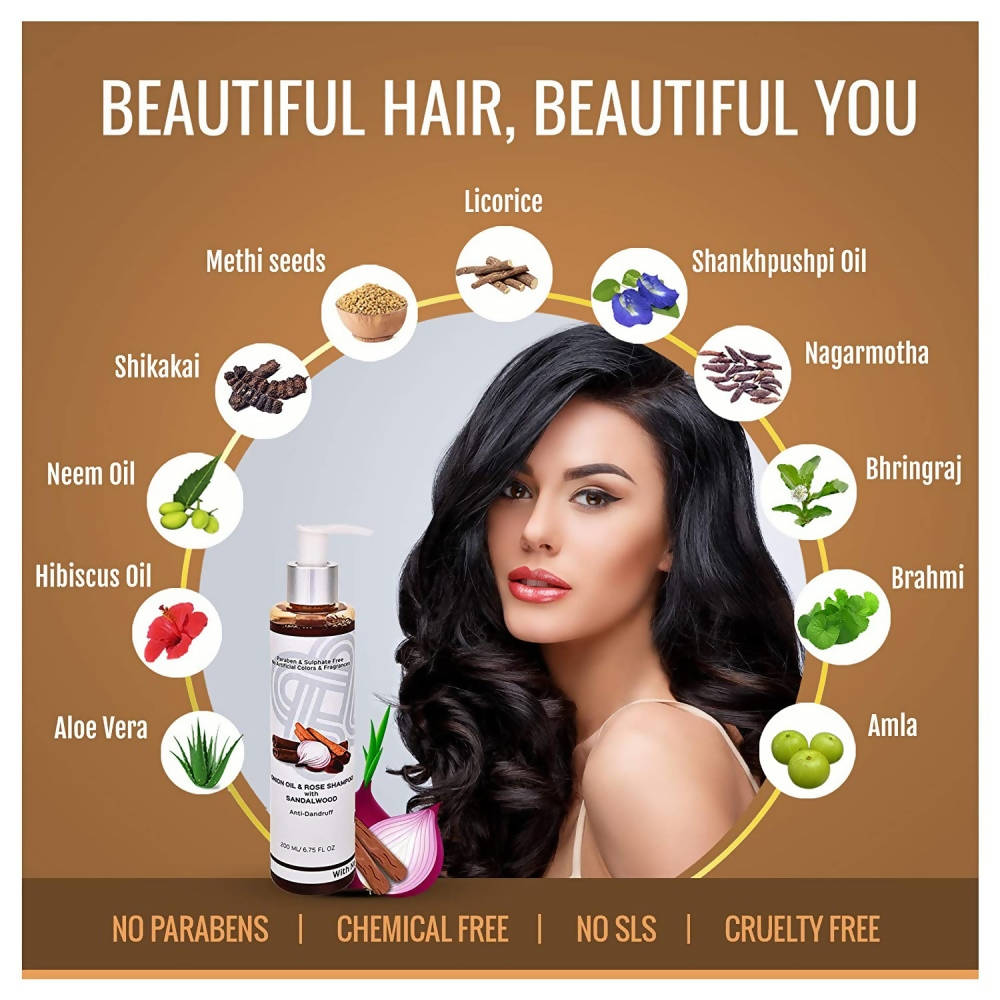 Teal and Terra Onion Oil & Rose Shampoo With Sandalwood | Grocsy