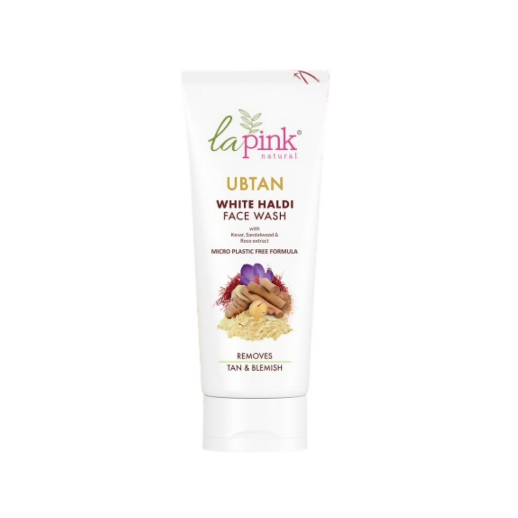 La Pink Ubtan White Haldi Face Wash | Grocsy