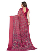 Vamika Cotton Pink Jari Border Bollywood Style Saree (VASU PINK) | Grocsy