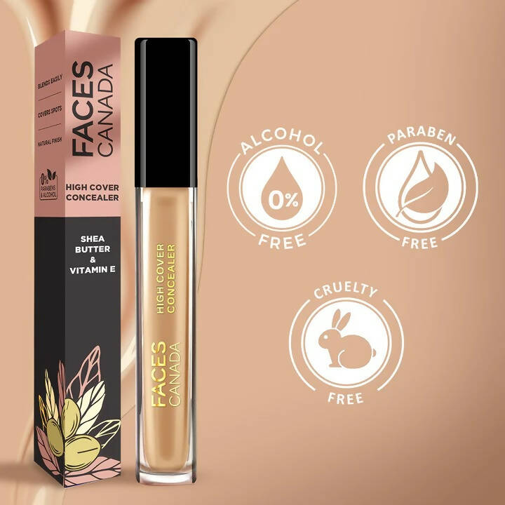 Faces Canada High Cover Concealer-Caramel Crunch 03 | Grocsy