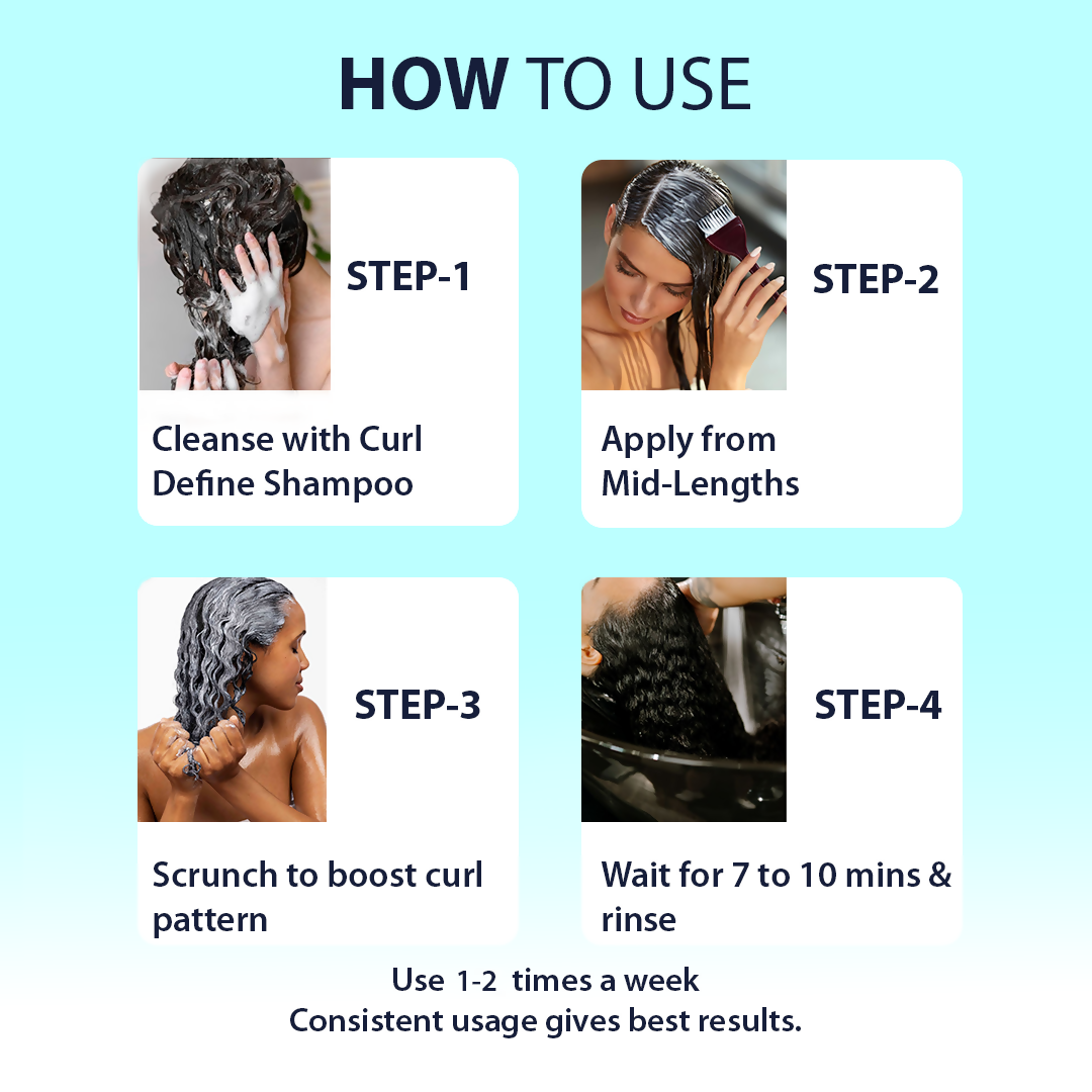 Dermistry Bio Actives Curl Define Complex Curl Defining & Retention Mask | Grocsy