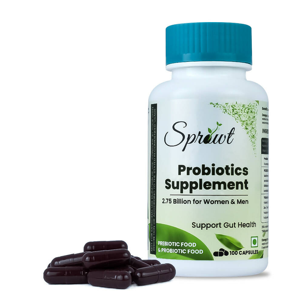 Sprowt Probiotics Supplement Capsules | Grocsy