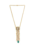 Kundan Necklace (Gold) - Ruby Raang | Grocsy