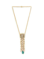 Kundan Necklace (Gold) - Ruby Raang | Grocsy