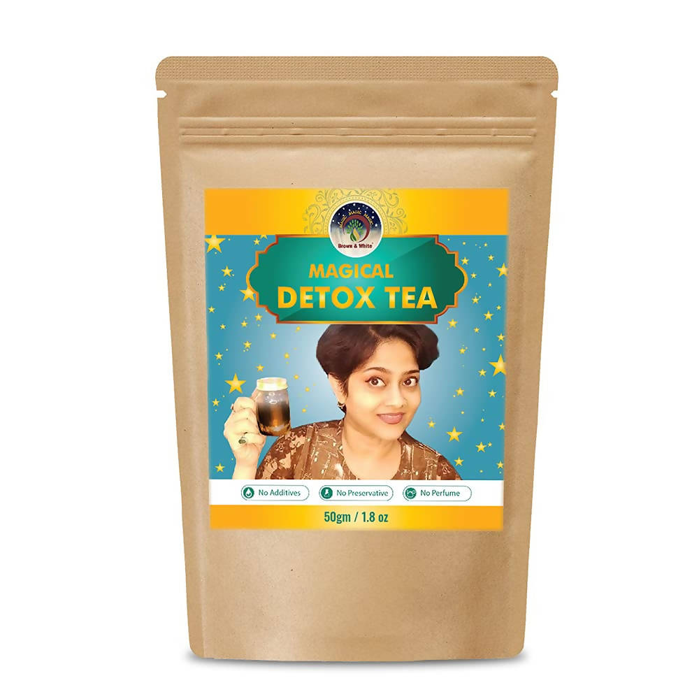 Brown & White Magical Detox Tea | Grocsy