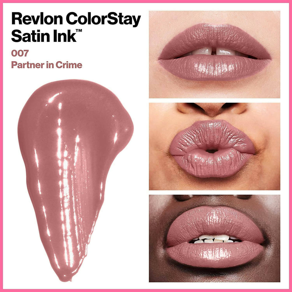 Revlon Colorstay Satin Ink Liquid Lip Color - Partner In Crime | Grocsy