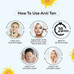 VCare Anti-Tan Facial Pack For Glowing Skin | Grocsy