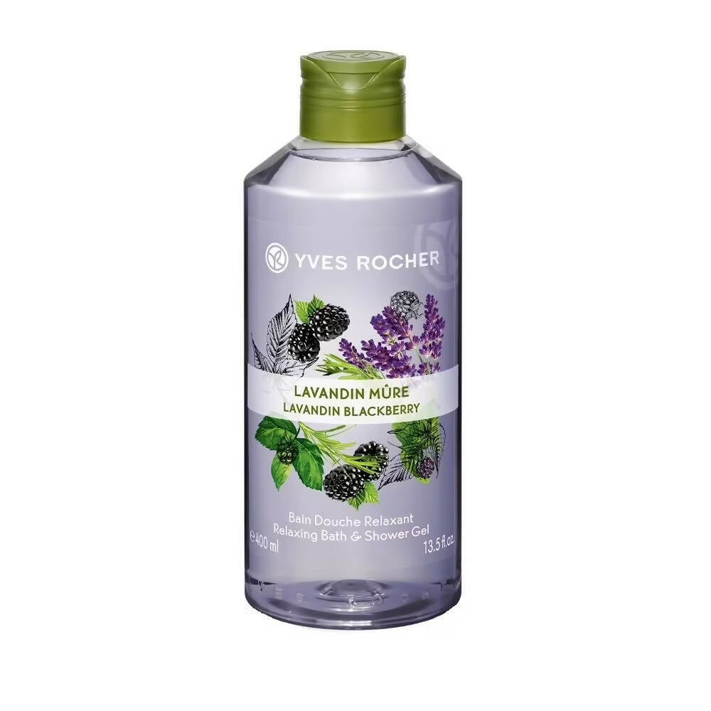 Yves Rocher Relaxing Bath & Shower Gel - Lavandin Blackberry | Grocsy