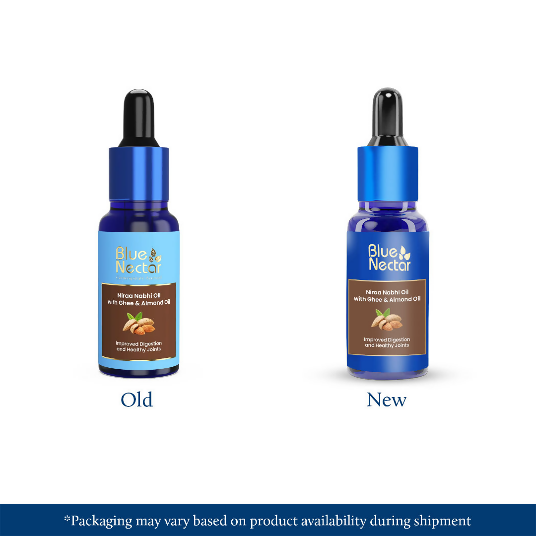 Blue Nectar Niraa Nabhi Oil with Almond Oil | Grocsy