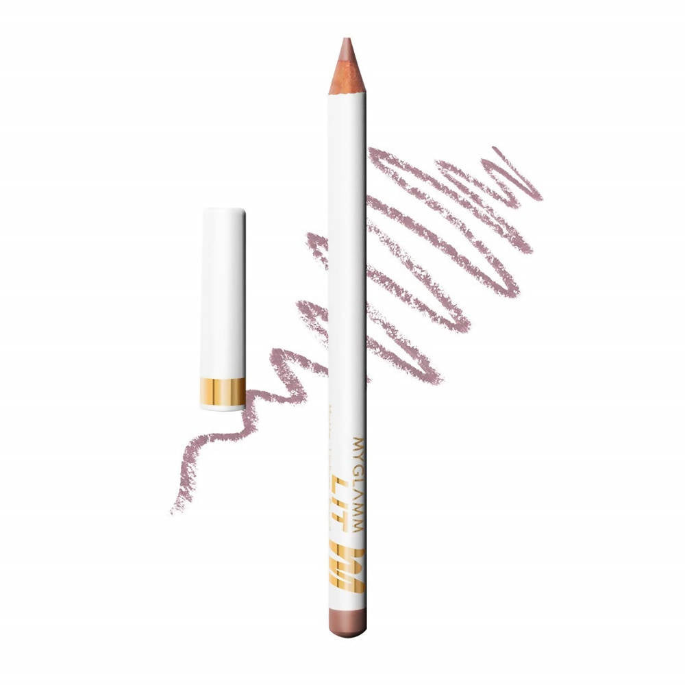 MYGLAMM LIT Matte Lip Liner Pencil - Pretty Mess (1.14 Gm) | Grocsy