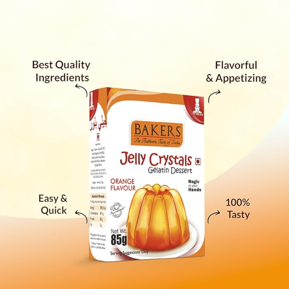 BAKERS Jelly Crystals (Gelatin Dessert) - Orange | Grocsy