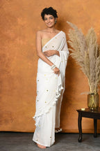 Very Much Indian Pure Mul Cotton Handloom Saree | Grocsy