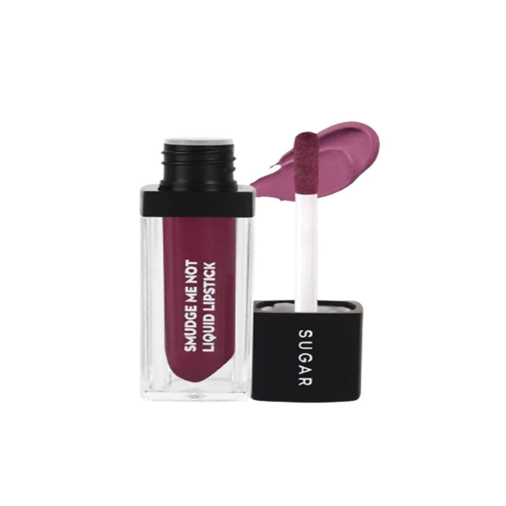 Sugar Smudge Me Not Liquid Lipstick - Grape Drape (Deep Mauve with hints of Purple) | Grocsy