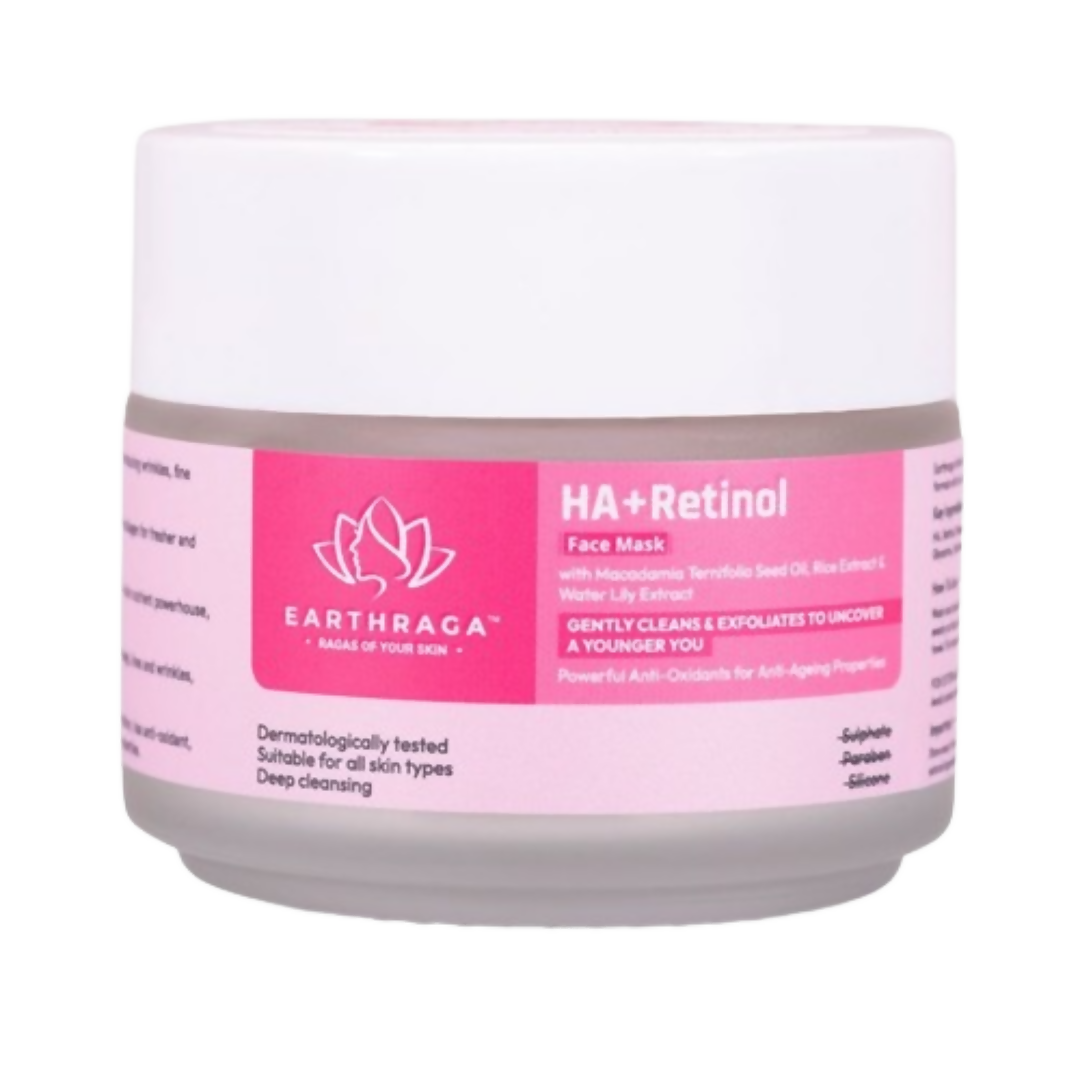 Earthraga HA + Retinol Face Mask | Grocsy
