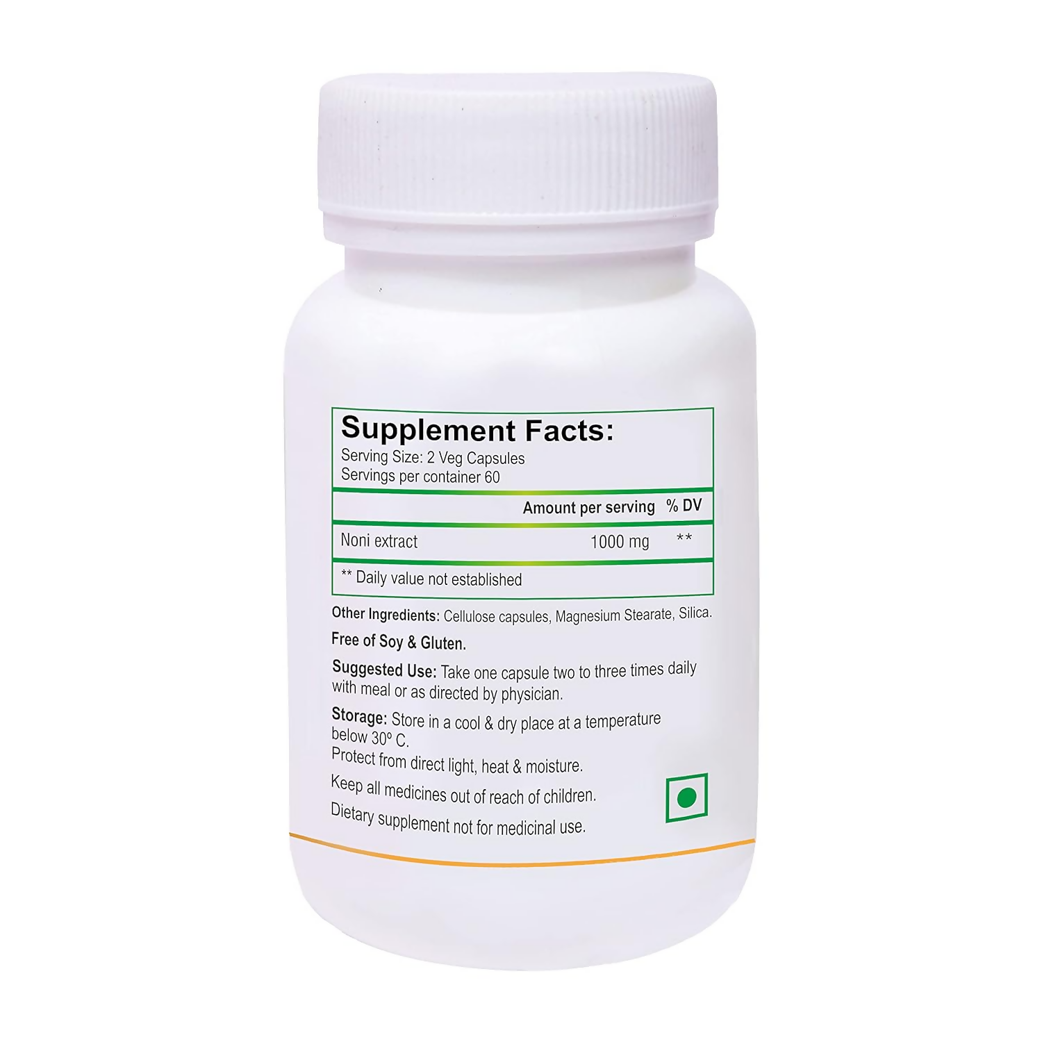 Biotrex Nutraceuticals Noni Capsules (1000mg) | Grocsy