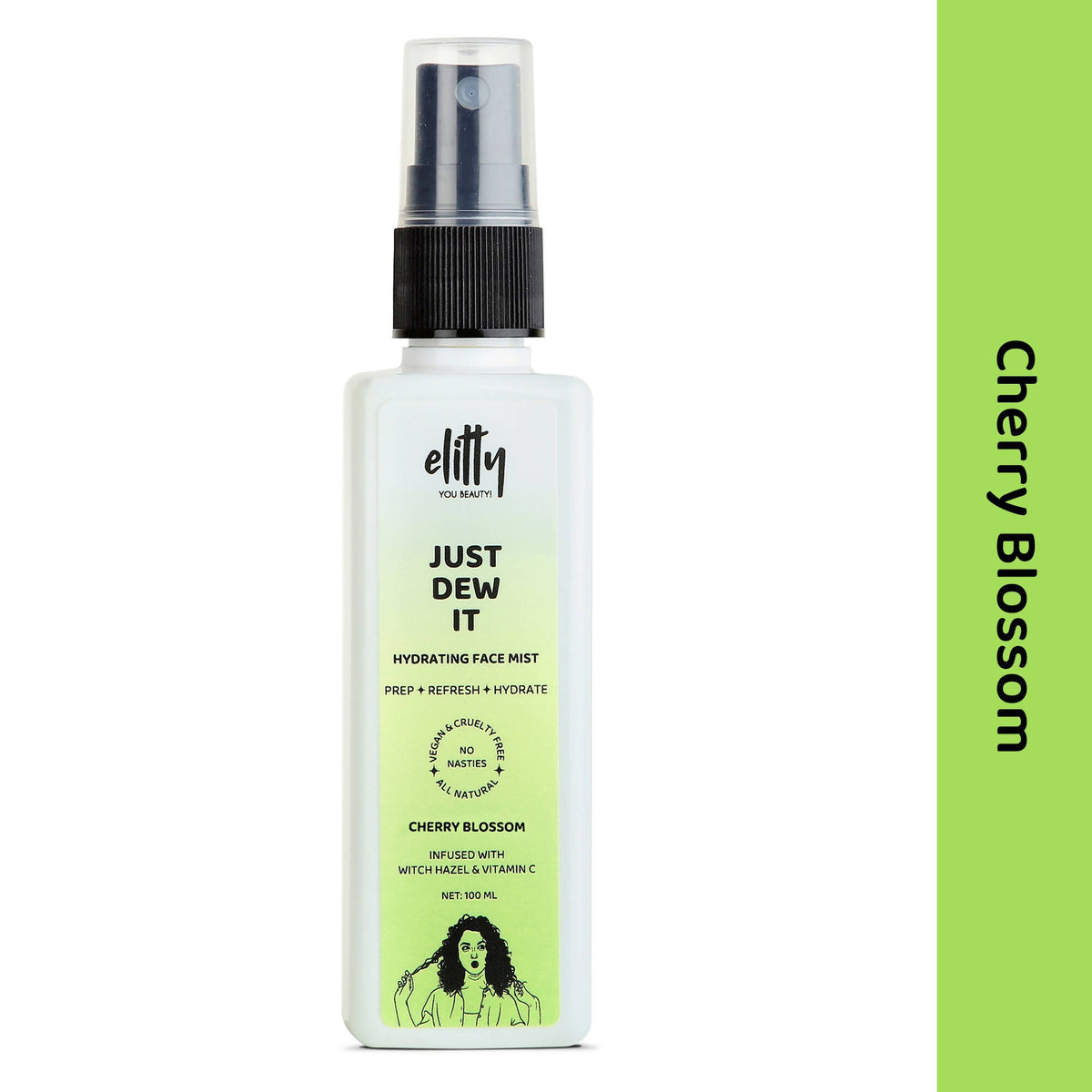 Elitty Just dew it - Hydrating Face Mist - Cherry Blossom | Grocsy