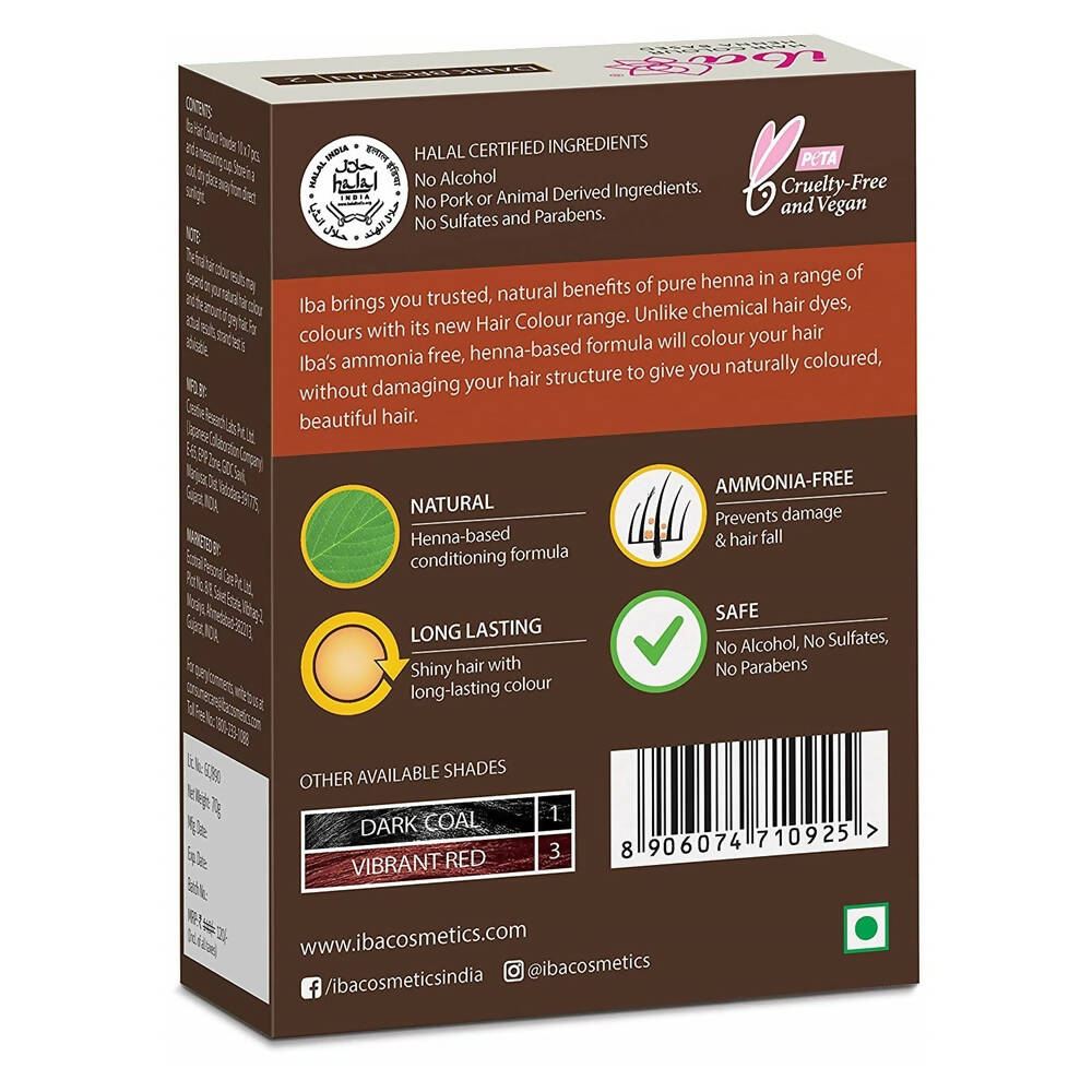 Iba Hair Color - Dark Brown | Grocsy
