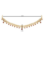 Joban Fashion Red Zinc Alloy Waist Chain For Women | Grocsy