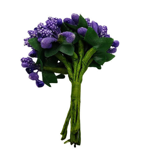 Blue Artificial Flower Pollens | Grocsy