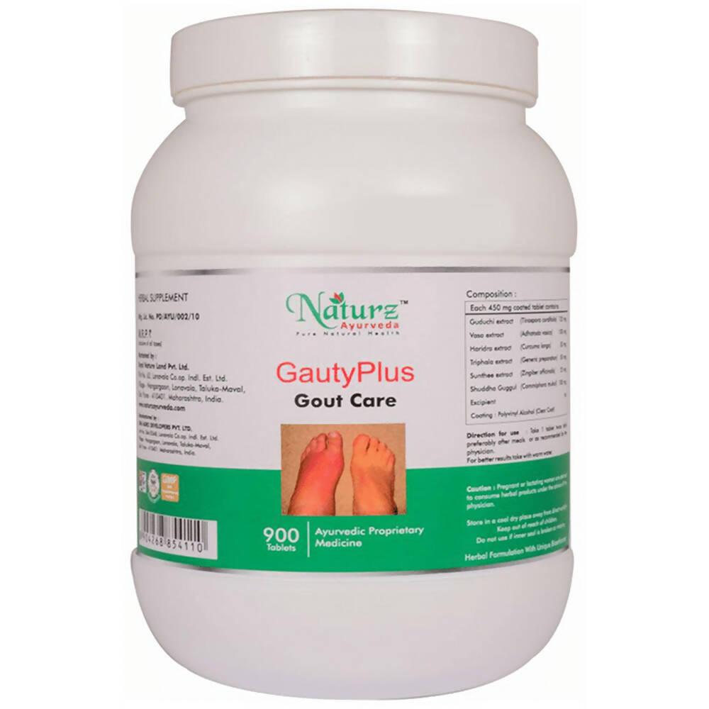 Naturz Ayurveda Gauty Plus Tablets | Grocsy