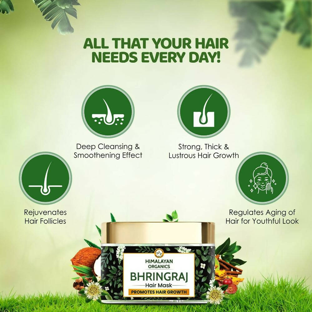 Himalayan Organics Bhringraj Hair Mask | Grocsy
