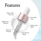 Indulgeo Essentials 5 Molecular Complex Hyaluronic Acid Lightweight Face Serum | Grocsy