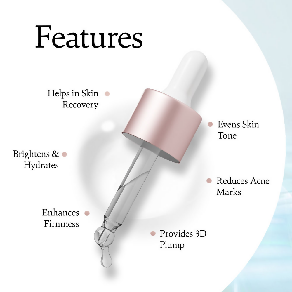 Indulgeo Essentials 5 Molecular Complex Hyaluronic Acid Lightweight Face Serum | Grocsy