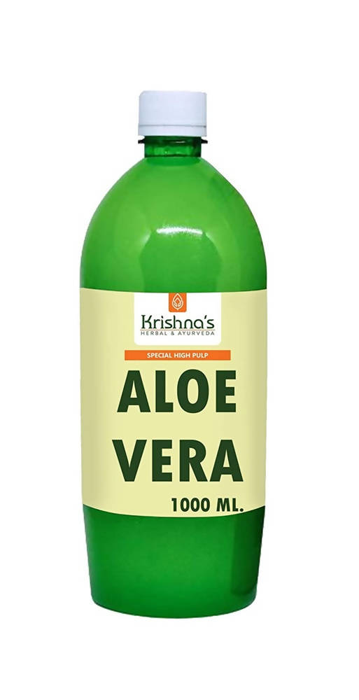 Krishna's Herbal & Ayurveda Premium Aloe Vera High Fibre Juice | Grocsy