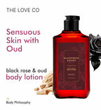 The Love Co. Luxury Black Rose & Oudh Body Lotion | Grocsy