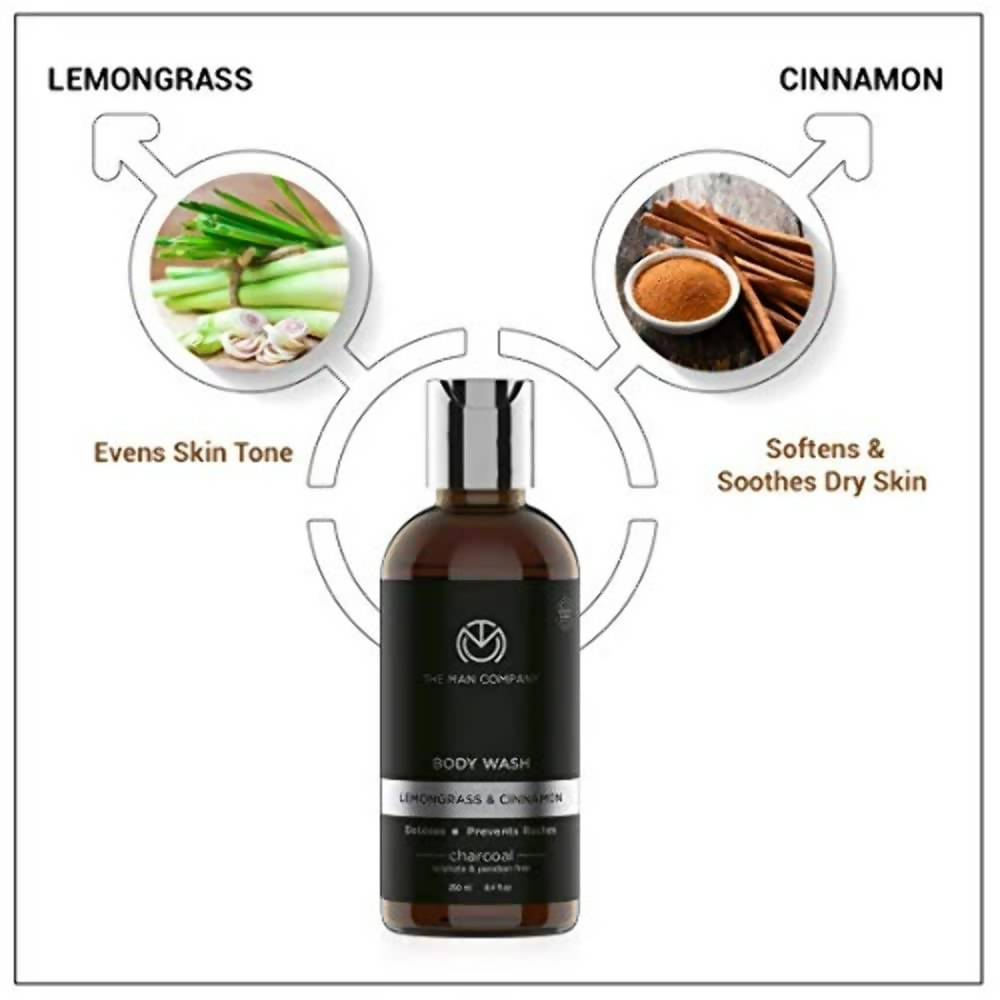 The Man Company Activated Charcoal Body Wash | Grocsy