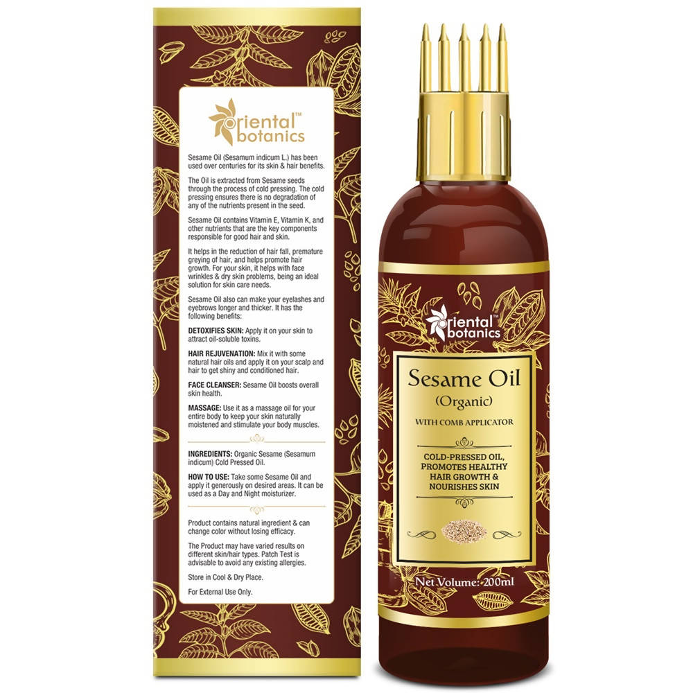 Oriental Botanics Sesame Oil | Grocsy