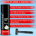 Mancode Shaving Foam For Men | Grocsy