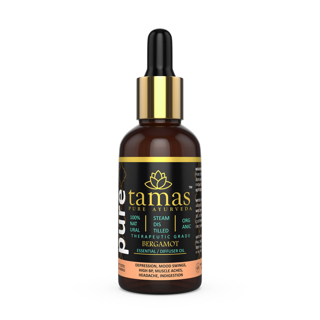 Tamas Pure Ayurveda 100% Organic Bergamot Essential Oil- USDA Certified Organic | Grocsy