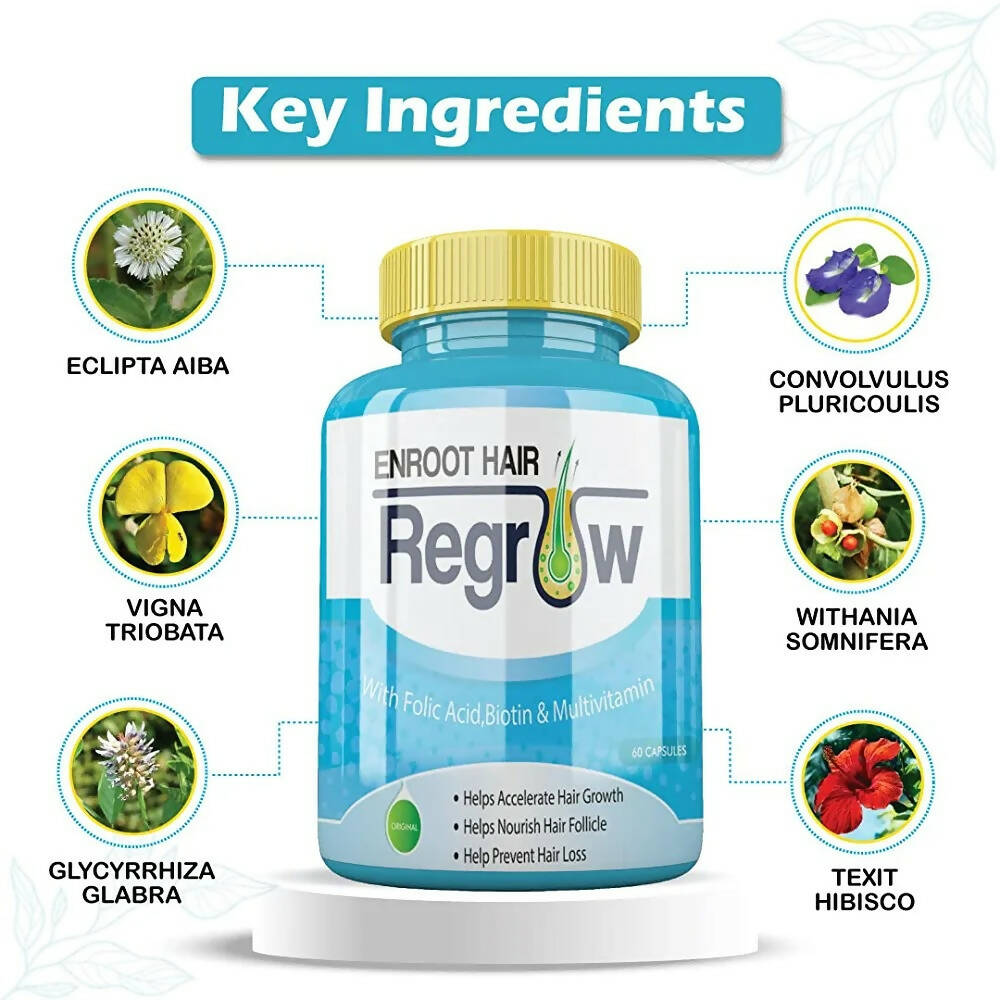 Divya Shree Enroot Hair Regrow Capsules | Grocsy