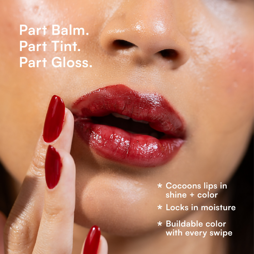 Gush Beauty Hybrid Gloss Butter Balm High Shine & Hydrating - Creamy Baby Pink | Grocsy