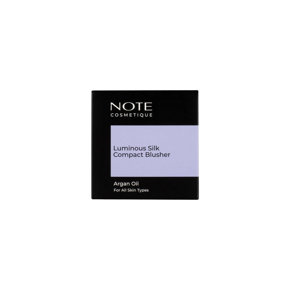 Note Cosmetique Luminous Silk Compact Blusher - 04 Soft Peach | Grocsy