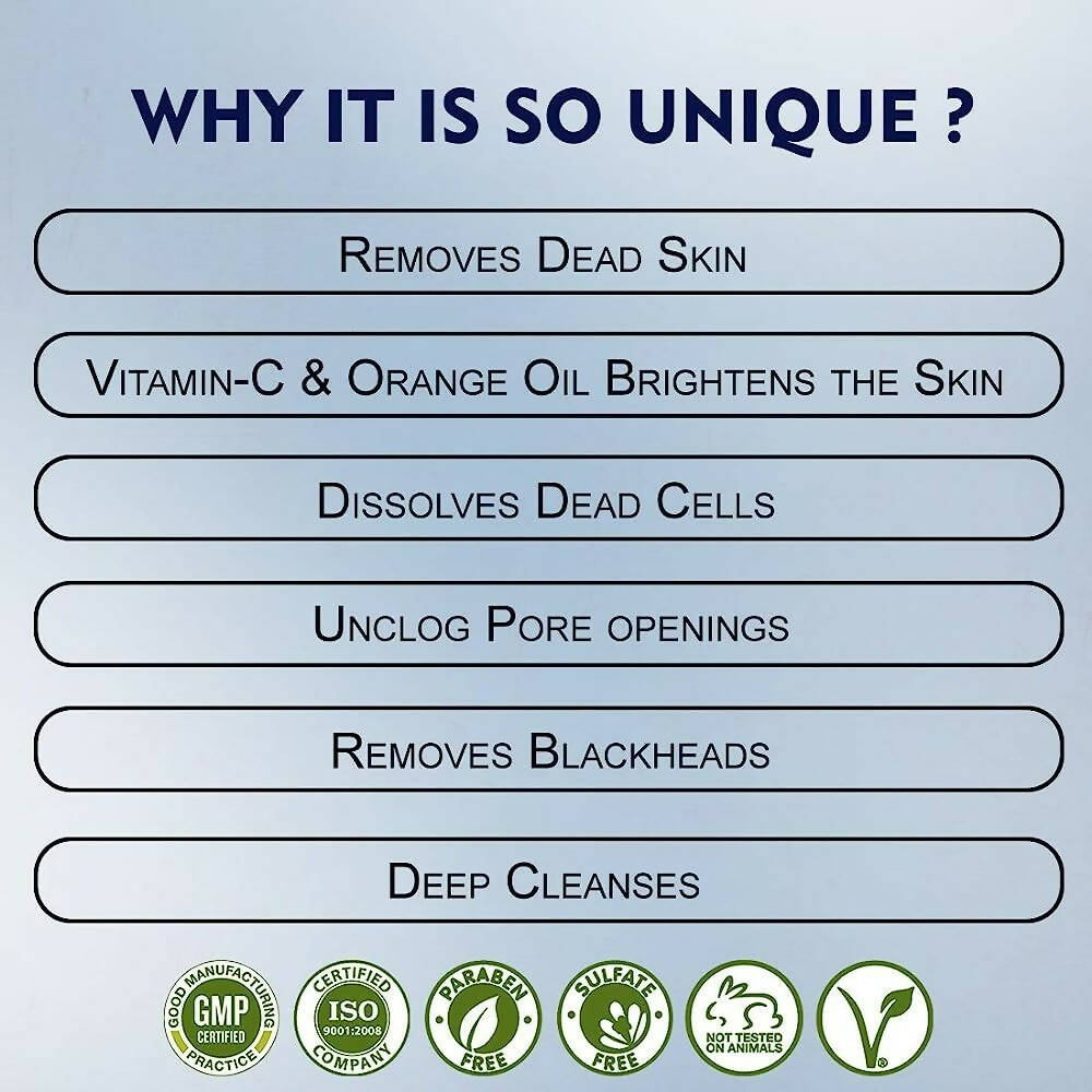 NutriGlow Advanced Organic De Tan Creme Scrub | Grocsy