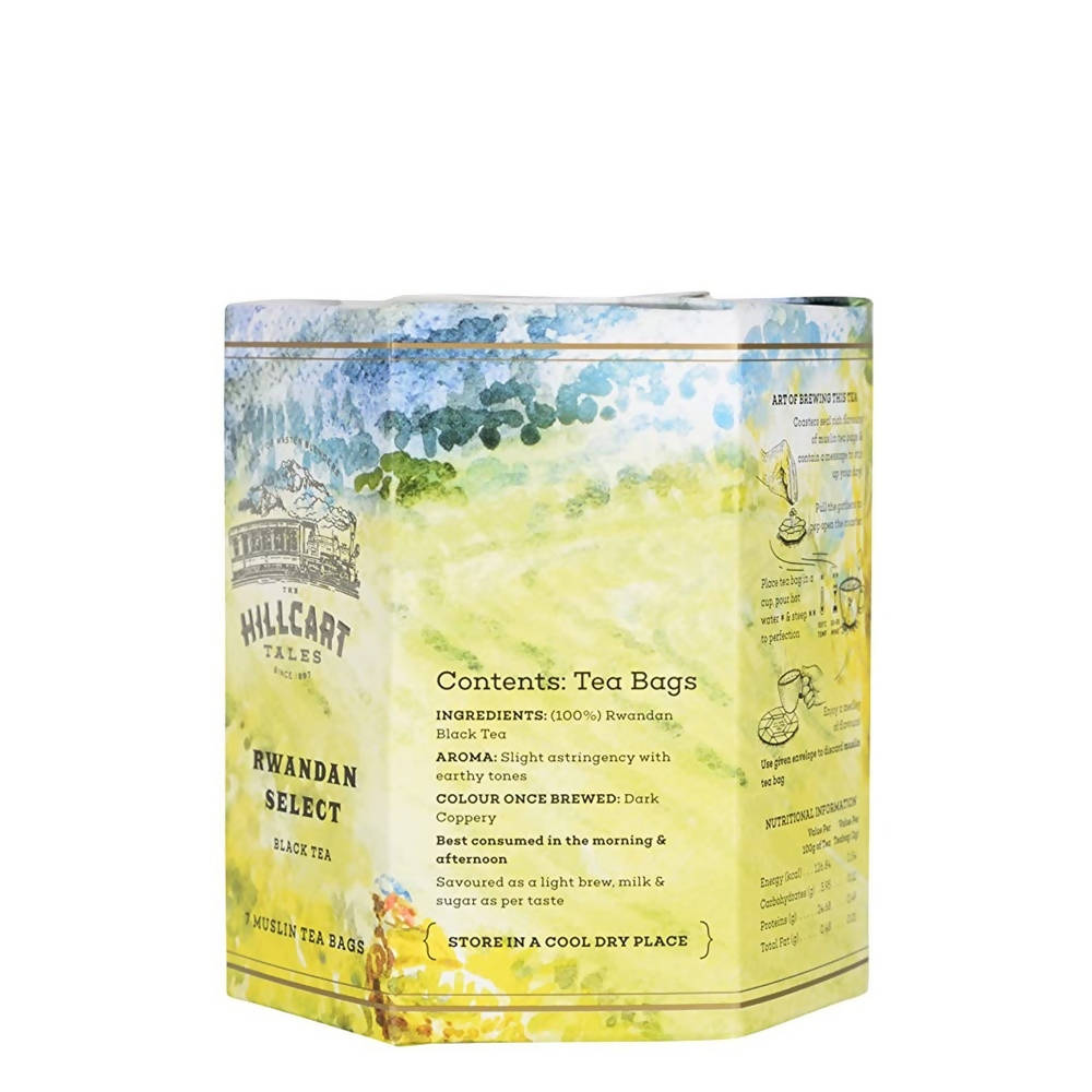 The Hillcart Tales Rwandan Select Black Tea Bags | Grocsy
