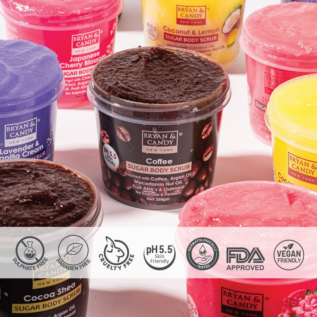 Bryan & Candy Coffee Sugar Body Scrub | Grocsy