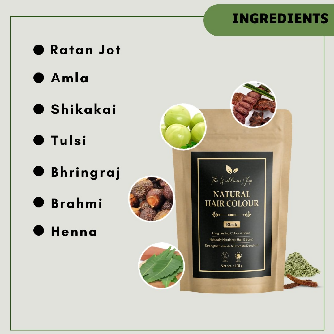 The Wellness Shop Natural Black Hair Colour | Grocsy
