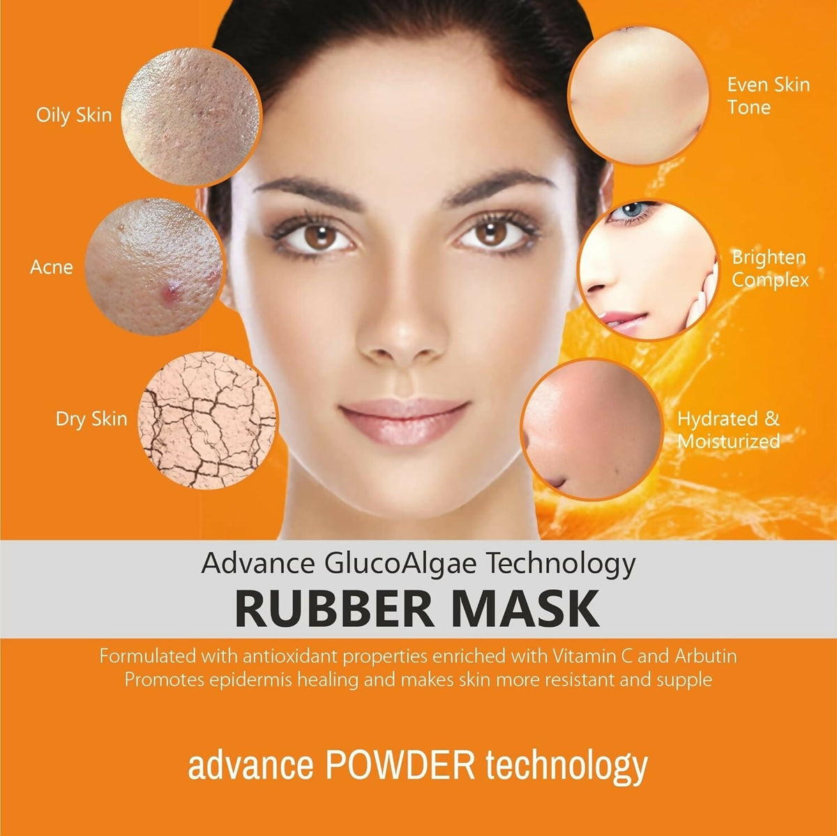 Purobio Algae Peel off Face Mask Brightening Vitamin C Facial Mask | Grocsy