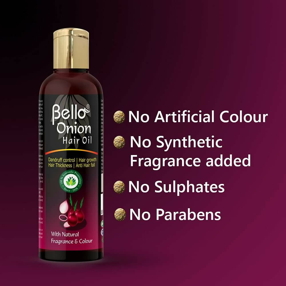 Bello Herbals Onion Hair Oil | Grocsy