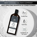 The Man Company Anti-Graying Shampoo & Conditioner for Men | Grocsy