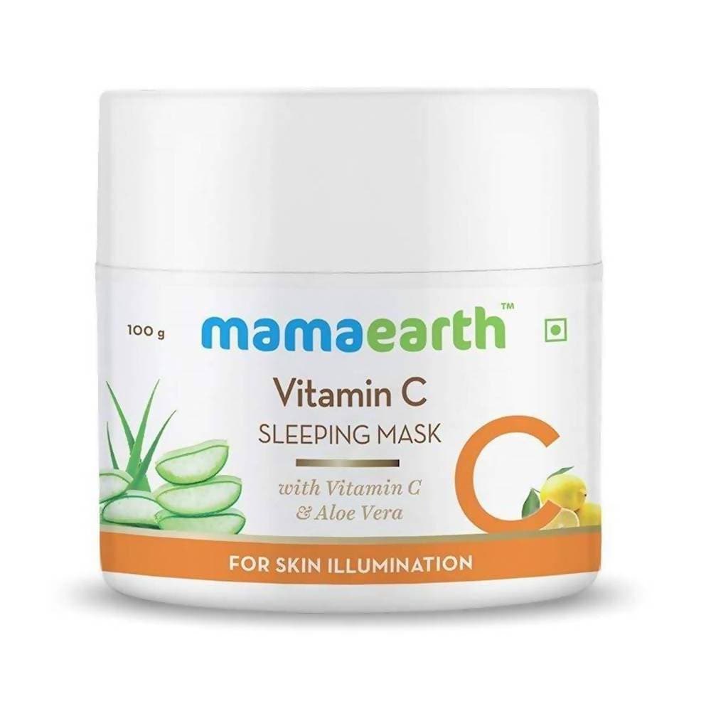 Mamaearth Vitamin C Face Wash & Sleeping Mask For Skin Illumination Combo | Grocsy